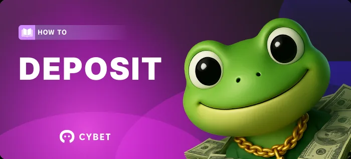 Portada del blog de Cybet sobre depósitos con criptomonedas