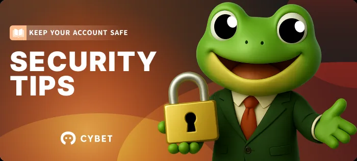 Portada del blog de Cybet sobre seguridad de la cuenta