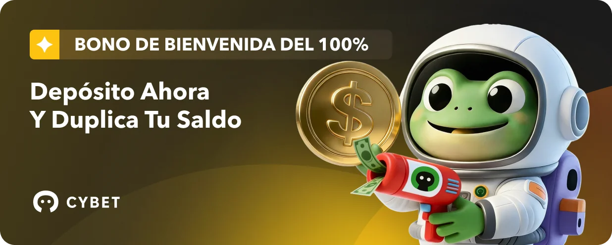 Bono de bienvenida del 100 % en Cybet