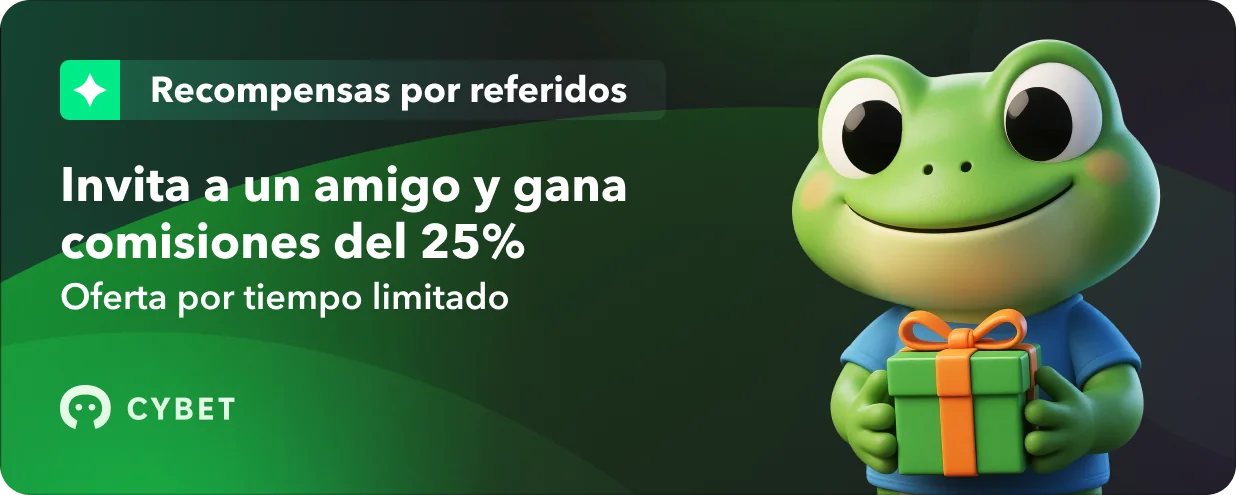 Invita a un amigo y gana el 25 % de comisión
